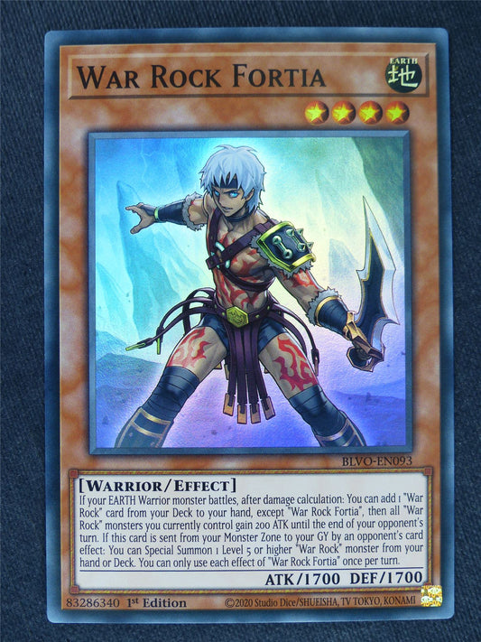 War Rock Fortia Super Rare - Yugioh Cards #X2