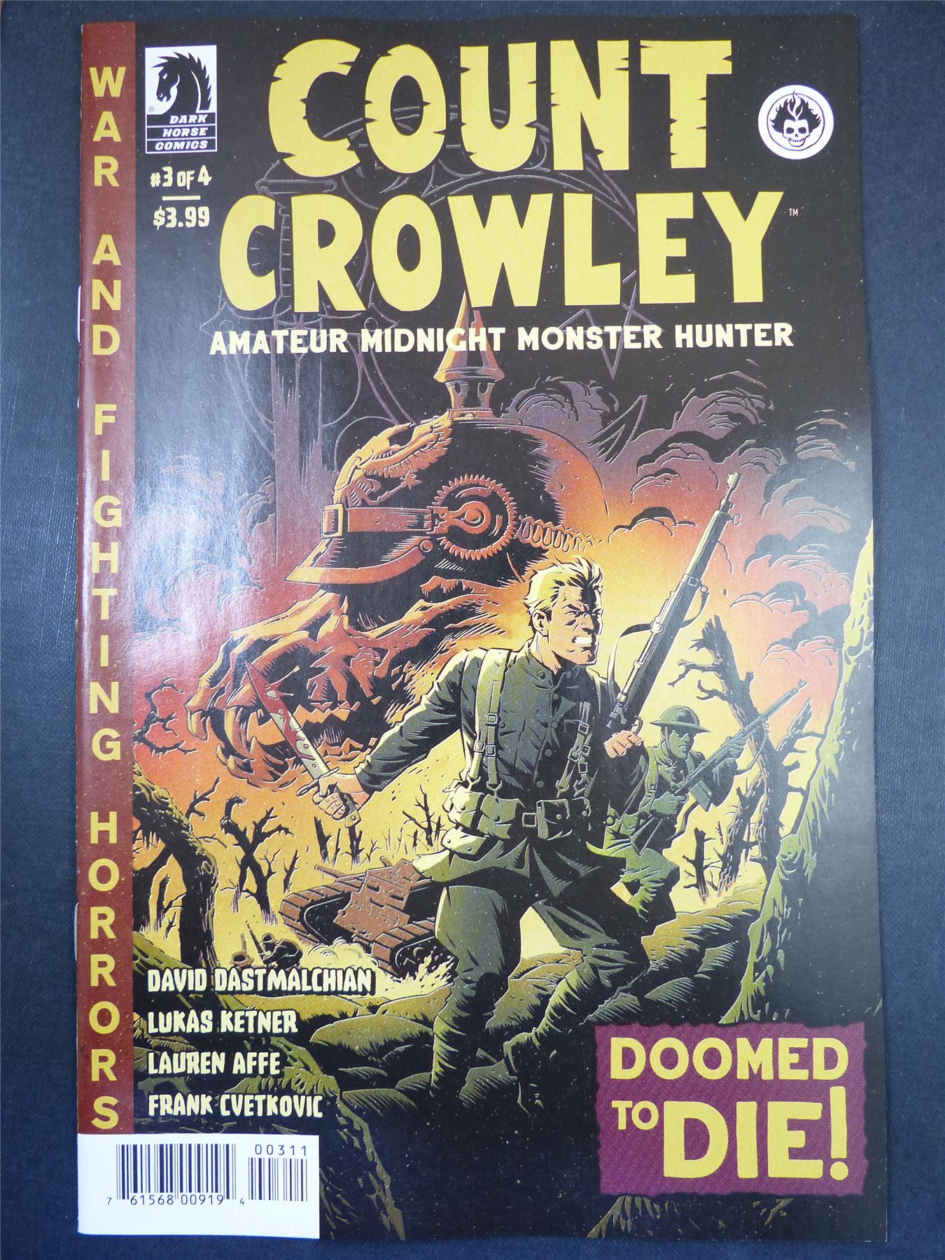 COUNT Crowley: Amateur Midnight Monster Hunter #3 - Jul 2022 - Dark Horse Comics #55E