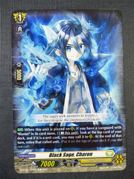 Black Sage Charon D-BT02 - Vanguard Card #6Z3