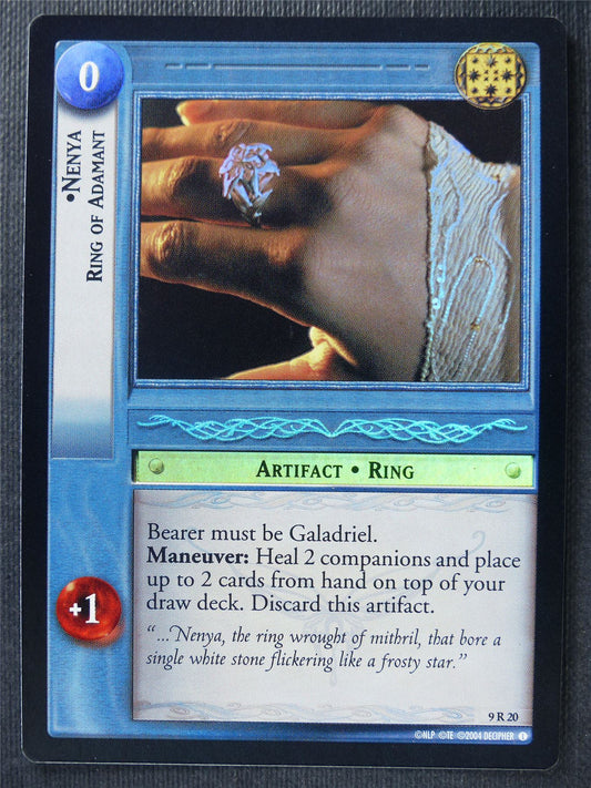 Nenya Ring of Adamant 9 R 20 Foil - LotR Card #3EA