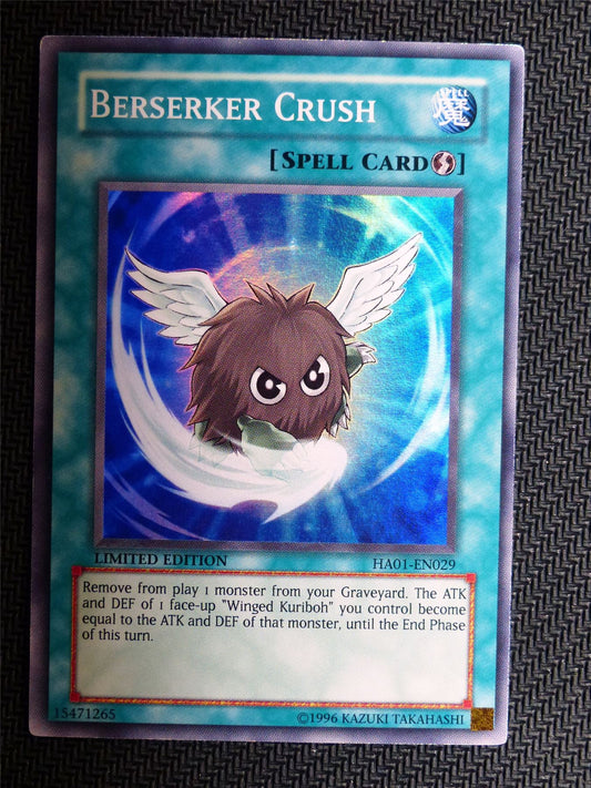 Berserker Crush - Ha01 - Super Rare - Yugioh Card # 1E15