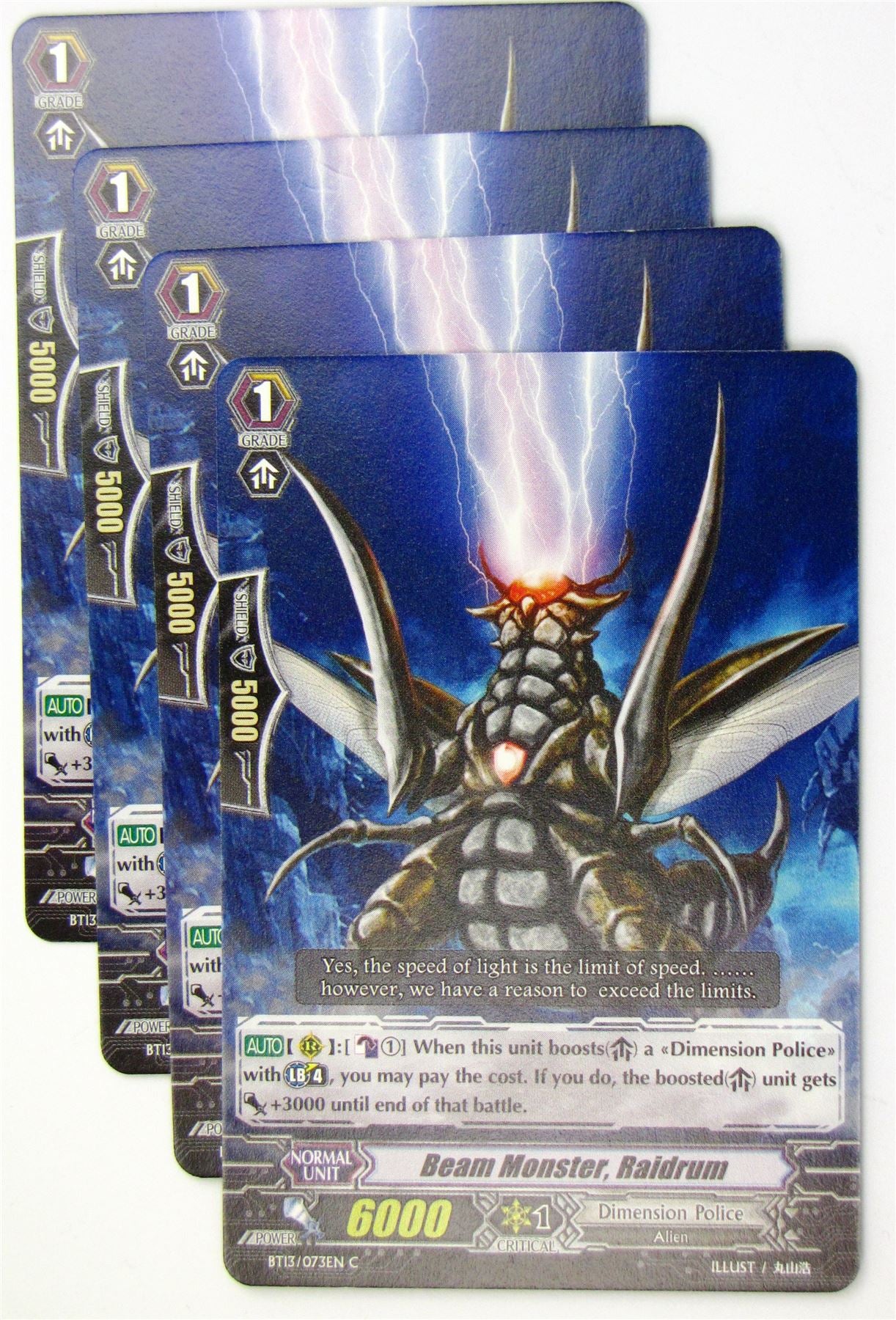 Cardfight!! Vanguard - Beam Monster, Raidrum x4 BT13/073EN C