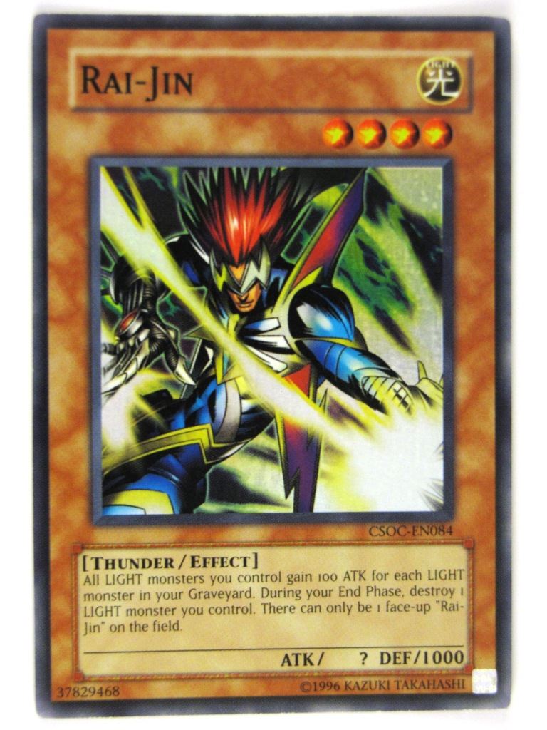 Yugioh Cards: RAI-JIN CSOC SUPER RARE # 21A22