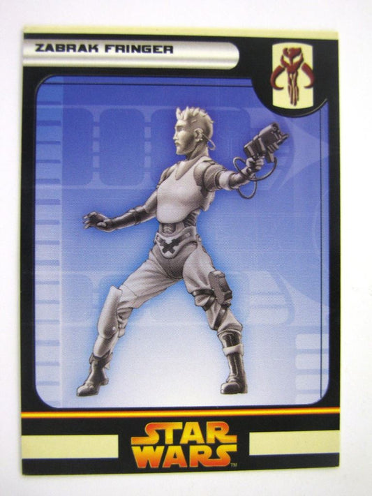 Star Wars Miniature Spare Cards: ZABRAK FRINGER # 11B14