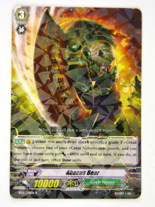 CFV Cards: ABACUS BEAR BT13 R # 14D13