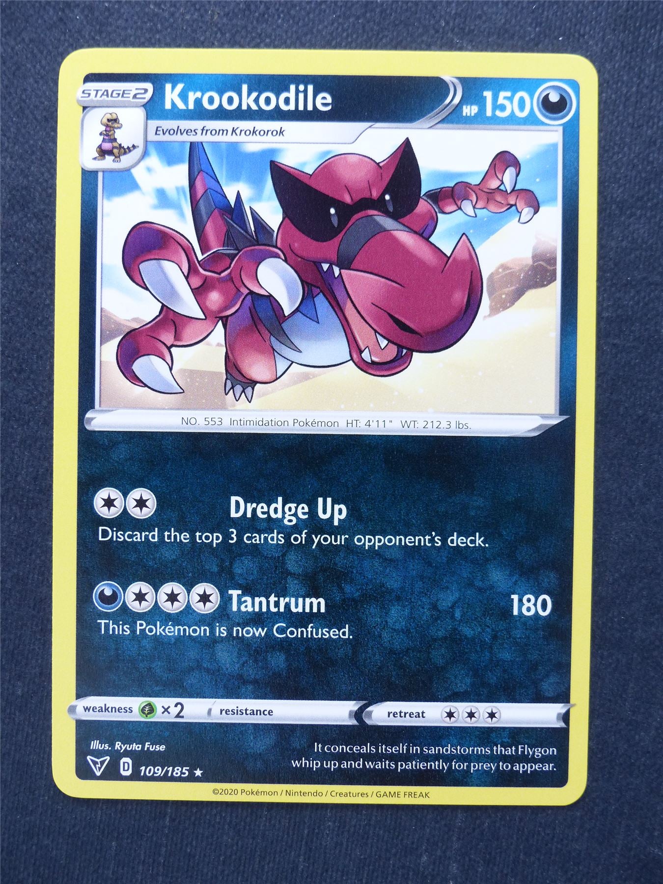 Krookodile 109/185 - Vivid Voltage