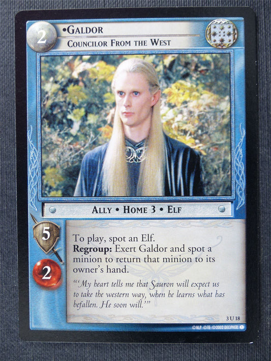 Galdor 3 U 18 - LotR Cards #2T2