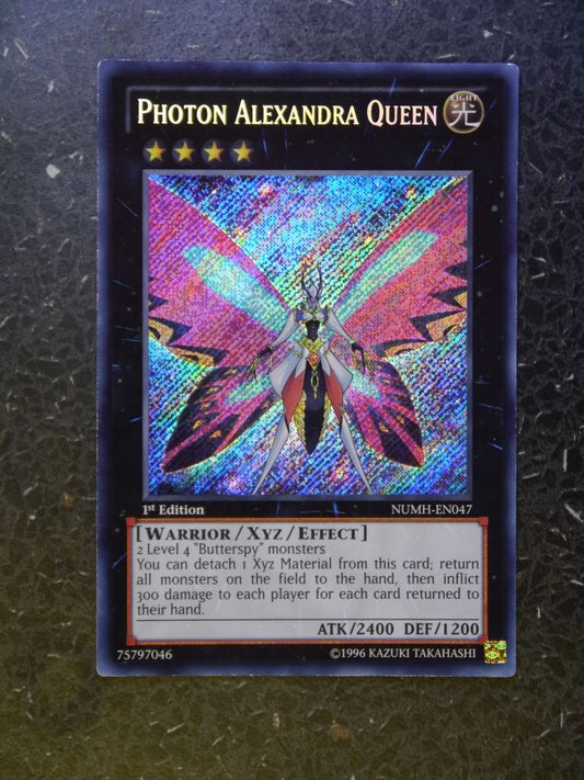 Yugioh Cards: PHOTON ALEXANDRA QUEEN NUMH SECRET  RARE # 2H91