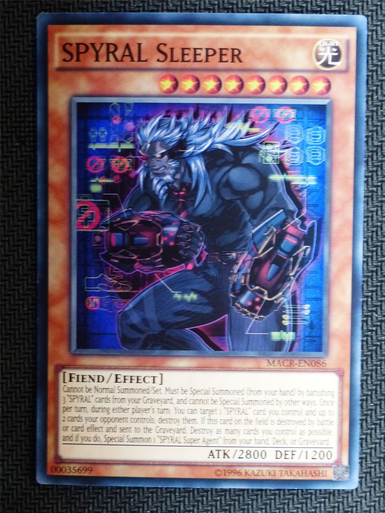 Spyral Sleeper - MACR - Super Rare - Yugioh Card # 1I24