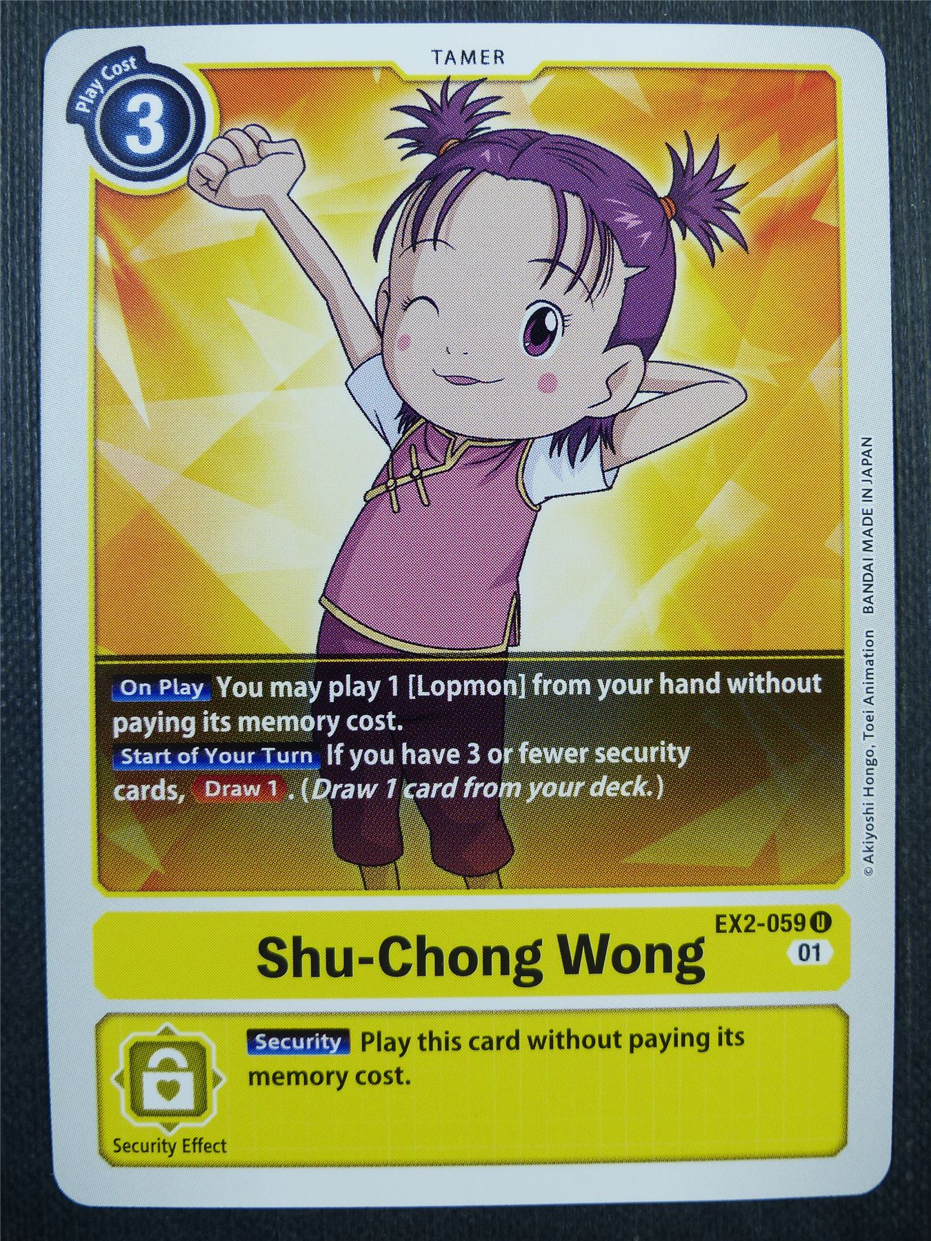 Shu-Chong Wong EX2 - Digital Hazard - Digimon Card #4KU