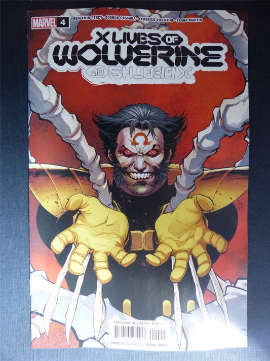 X Lives of WOLVERINE #4 - May 2022 - Marvel Comic #88H