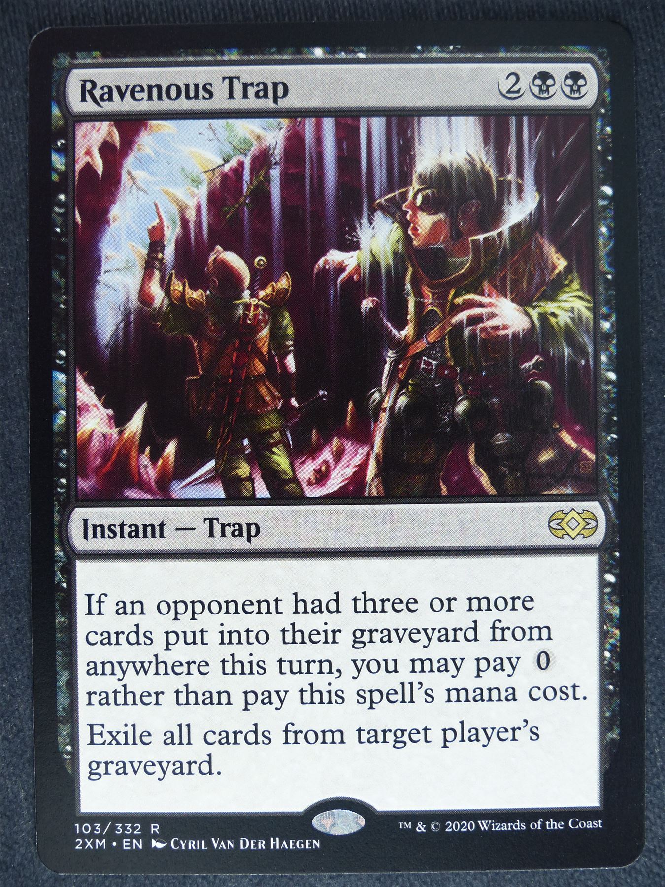 Ravenous Trap - Double Masters - Mtg Magic Cards #O