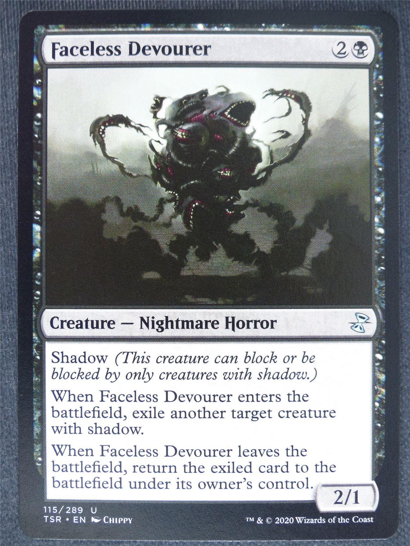 Faceless Devourer - Remastered - Mtg Magic Cards #S9