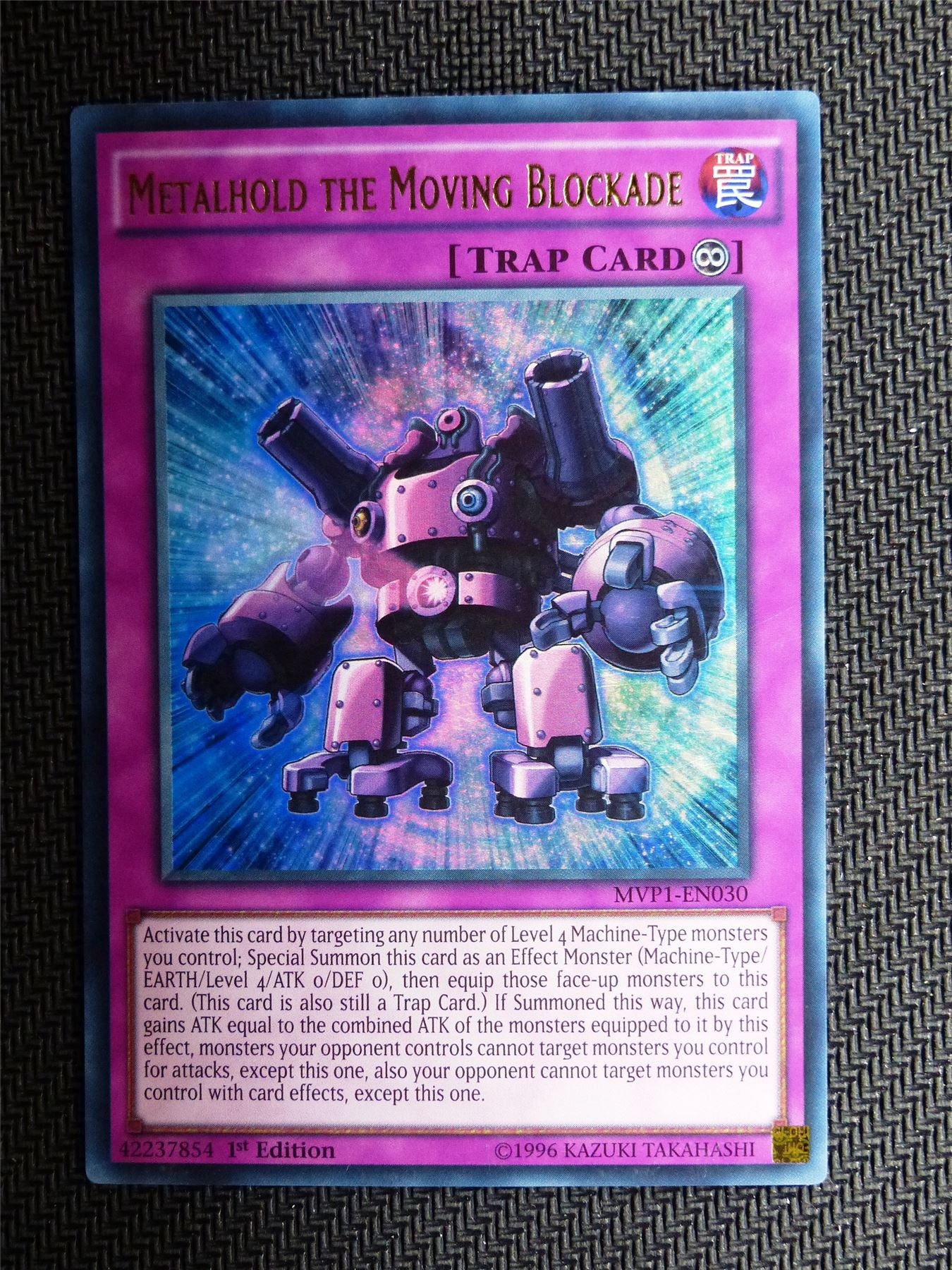 Metalhold the Moving Blockade - MVP1 - Super Rare - Yugioh Card # 1H75