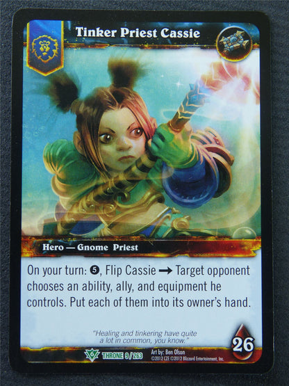Tinker Priest Cassie - Uncommon - World Of Warcraft #1HY