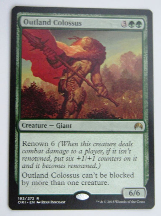 MTG Magic Cards: OUTLAND COLOSSUS # B7