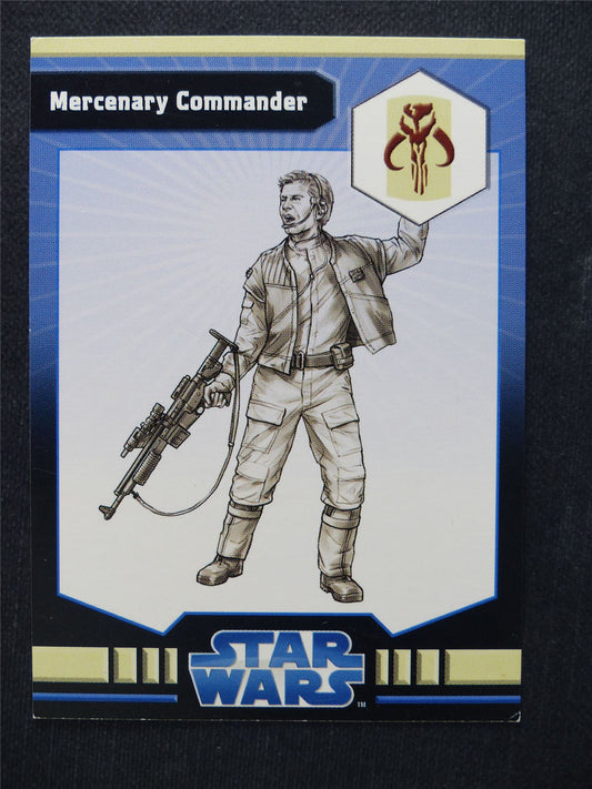 Mercenary Commander 35/40 - Star Wars Miniatures Spare Cards #7K