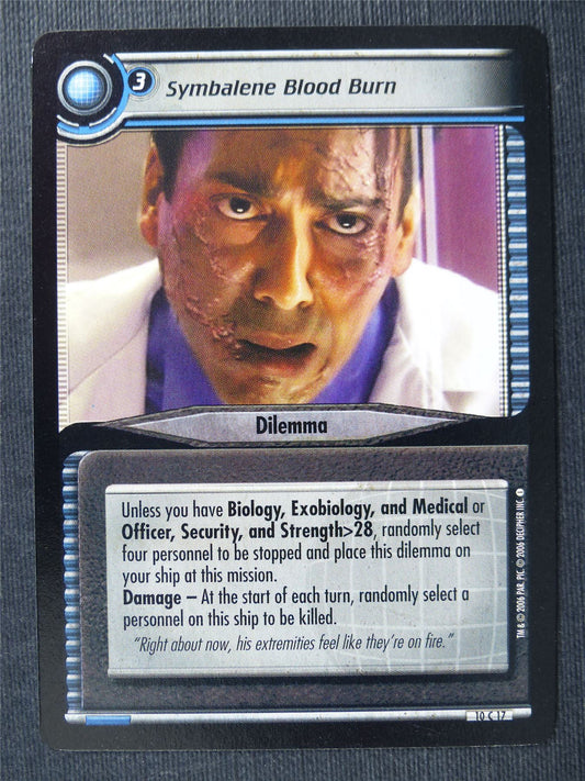 Symbalene Blood Burn - Star Trek Cards #UQ