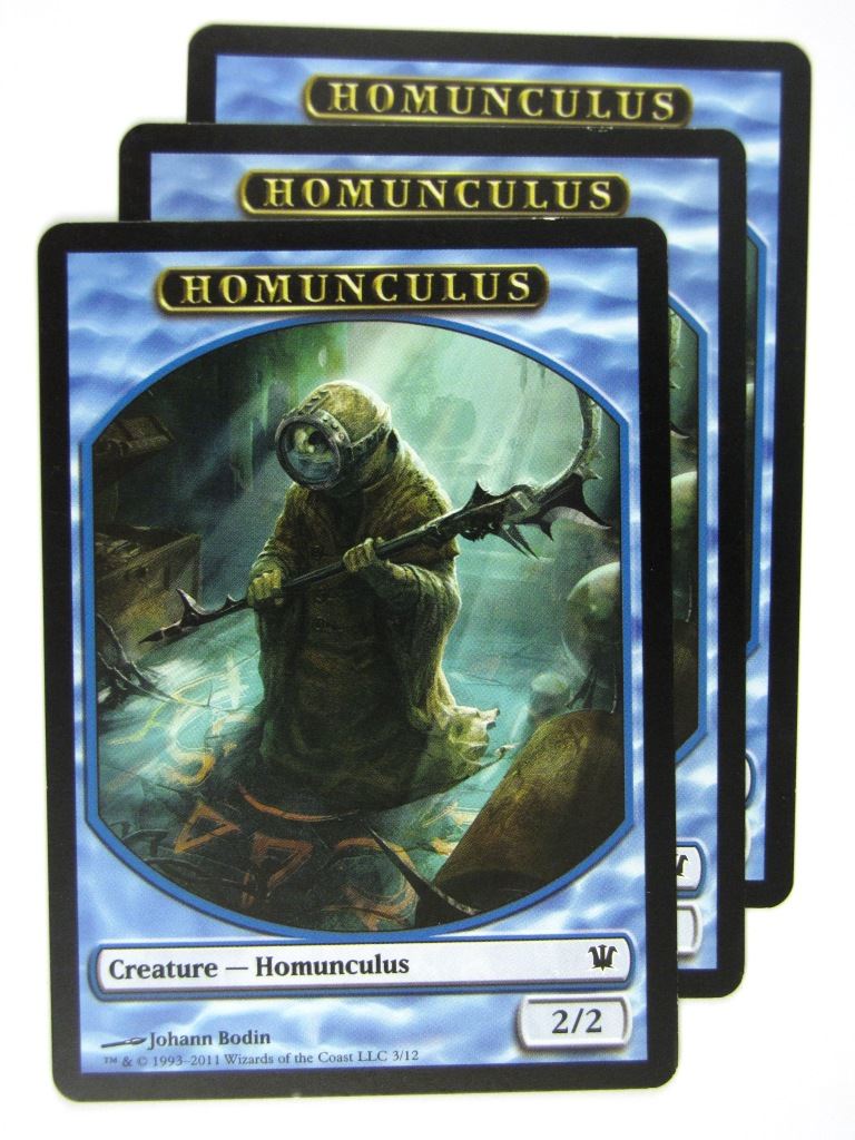 MTG Magic Token Cards: HOMUNCULUS x3 # 20J82
