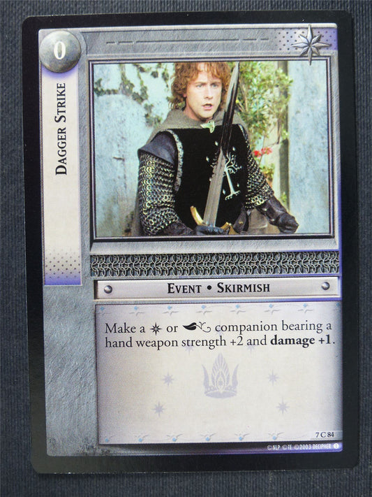 Dagger Strike 7 C 84 - LotR Cards #3LK