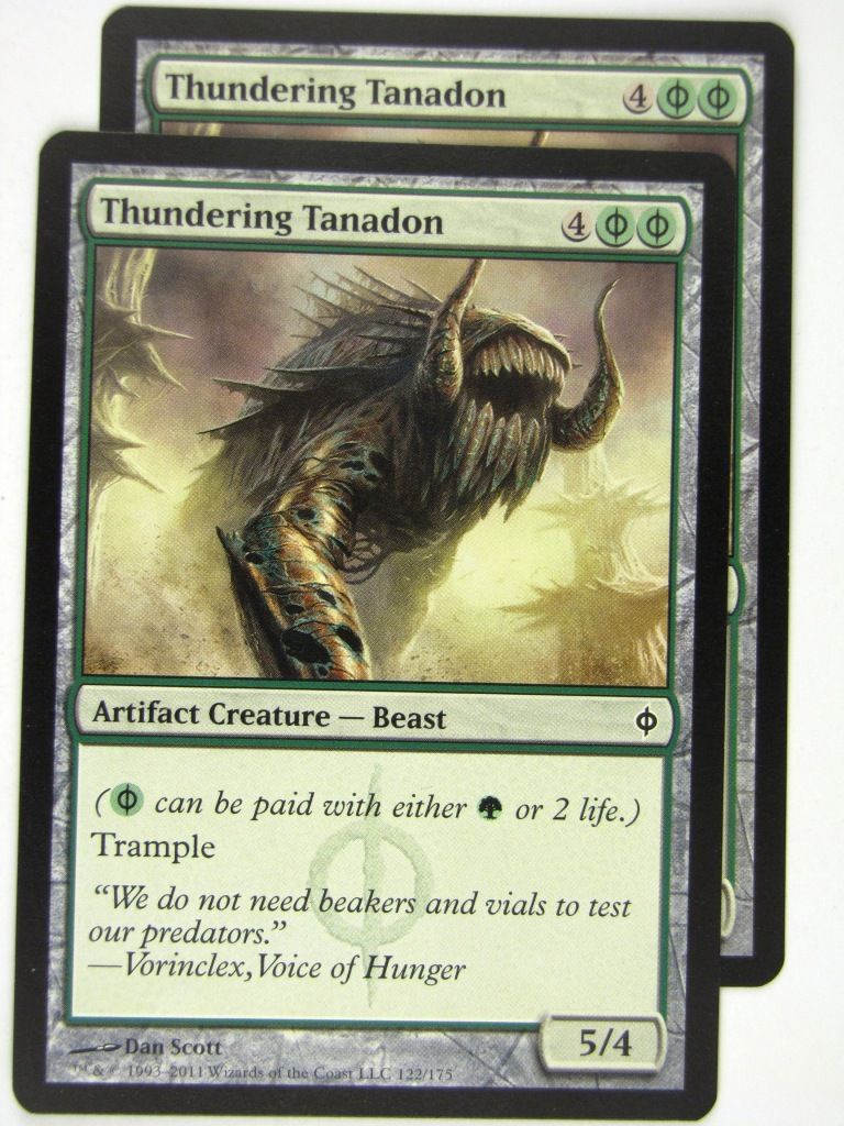 MTG Magic: the Gathering Cards: THUNDERING TANADON x2: NPH