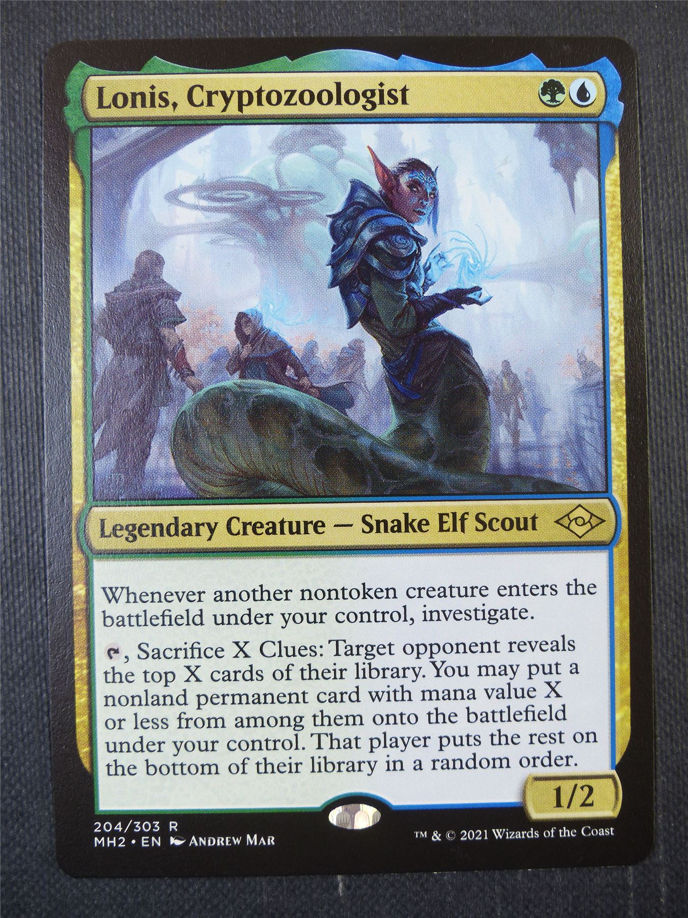 Lonis Cryptozoologist - Mtg Card #91Q