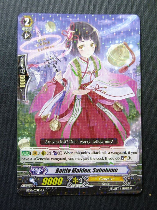 Battle Maiden Sahohime BT10 R - Vanguard Cards # 4C46