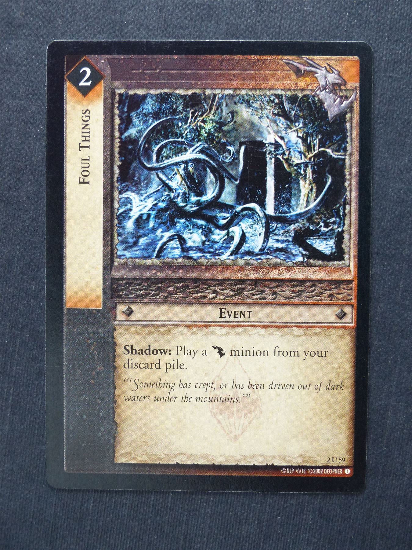 Foul Things 2 U 59 - LotR Cards #2D