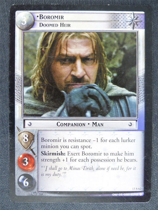 Boromir 13 S 62 - played - LotR Cards #TD