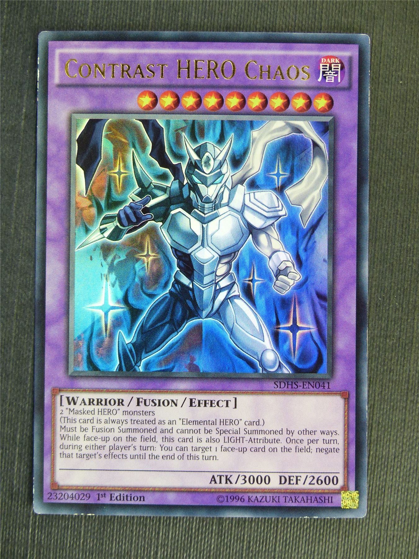 Contrast Hero Chaos SDHS Ultra Rare - 1st ed - Yugioh Cards #RK