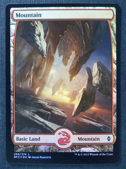 Mountain 268/274 Full Art Foil - Mtg Magic Card #W8