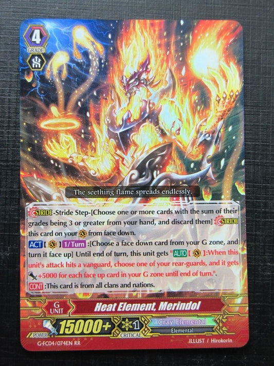 HEAT ELEMENT MERINOL G-FC04 RR - Vanguard Card #