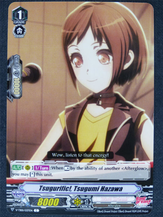 Tsugurific! Tsugumi Hazawa V-TB01 C - Vanguard Cards #GF