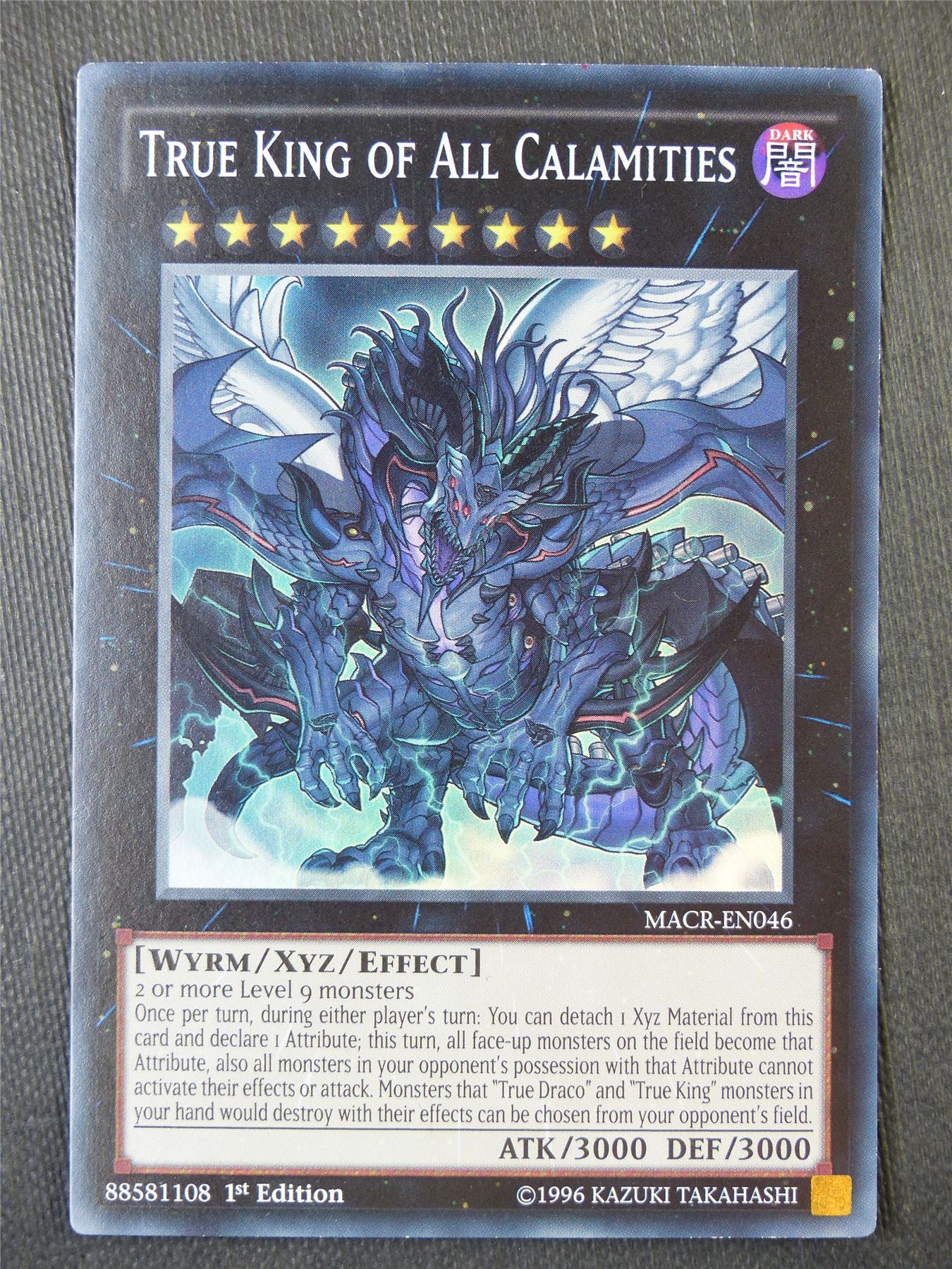 True King of All Calamities MACR Super Rare - 1st ed Yugioh Card #760