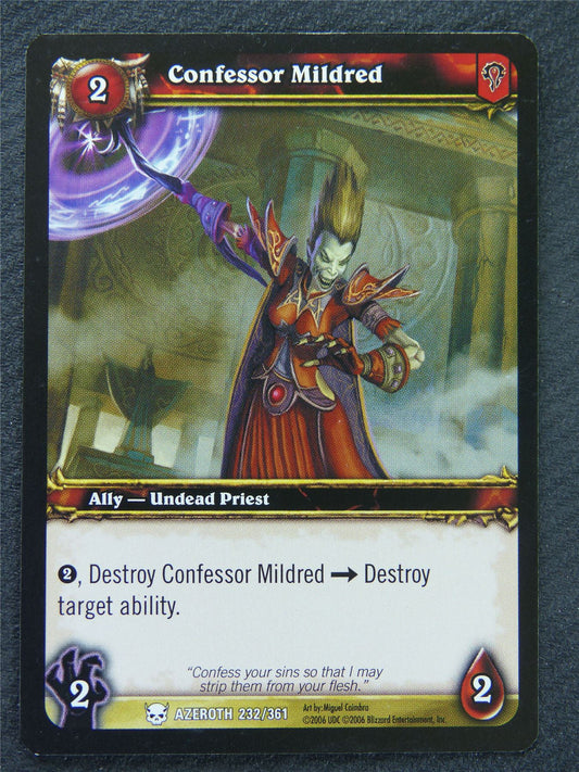 Confessor Mildred - Common - World Of Warcraft #1CJ