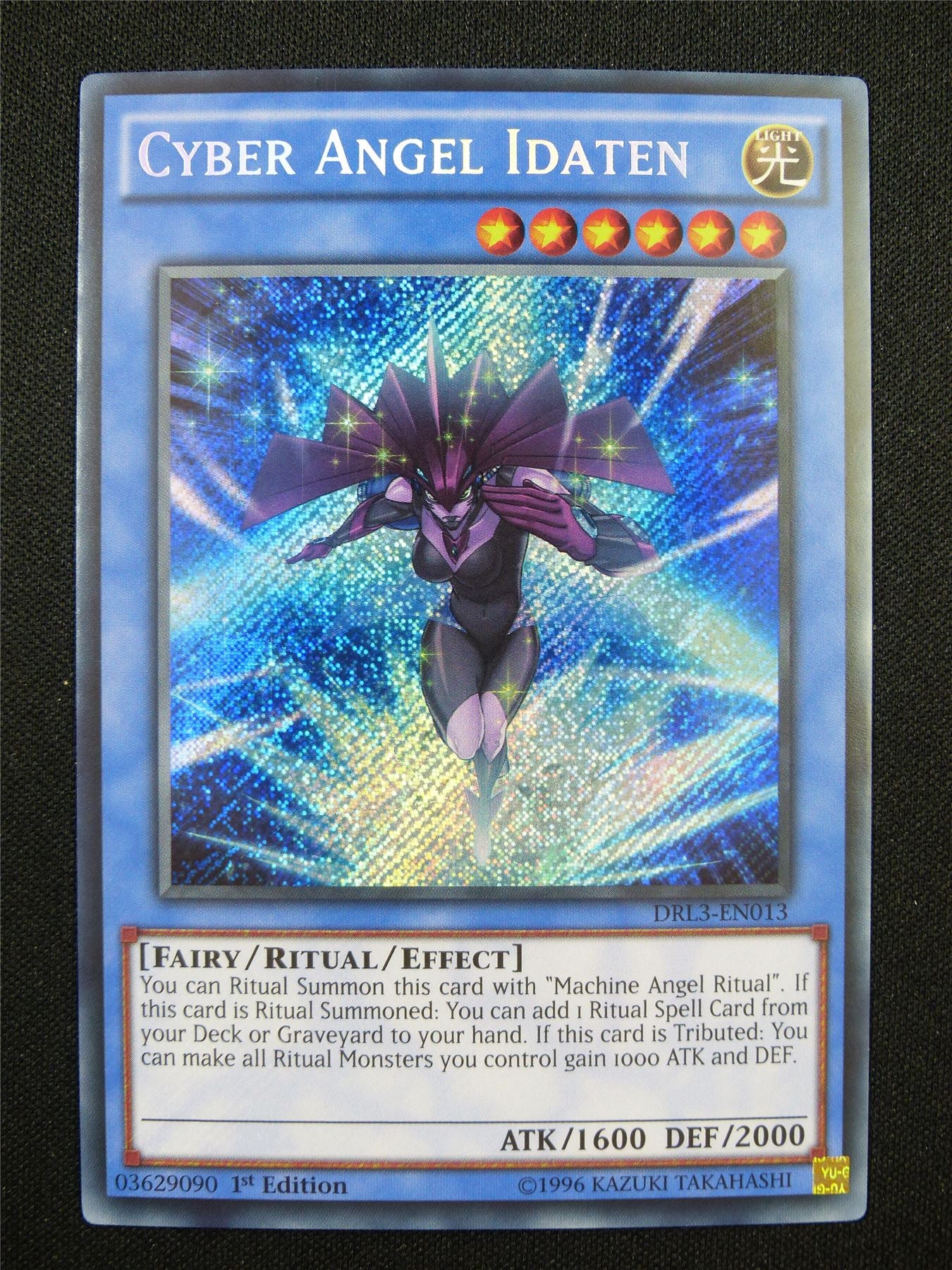 Cyber Angel Idaten DRL3 Secret Rare - 1st ed Yugioh Card #35Y