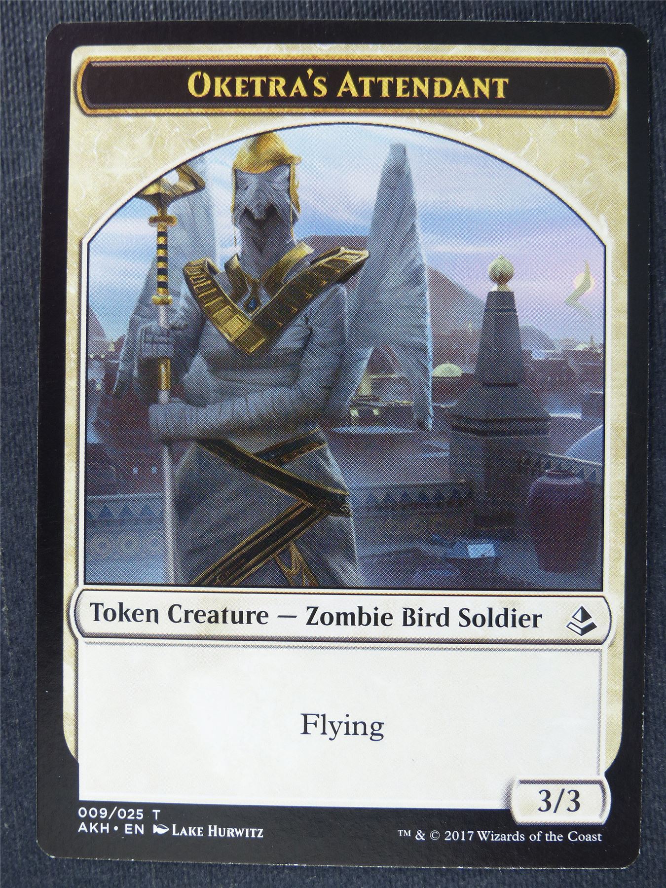 Oketra's Attendant / Beast Token - Mtg Magic Cards #1RE