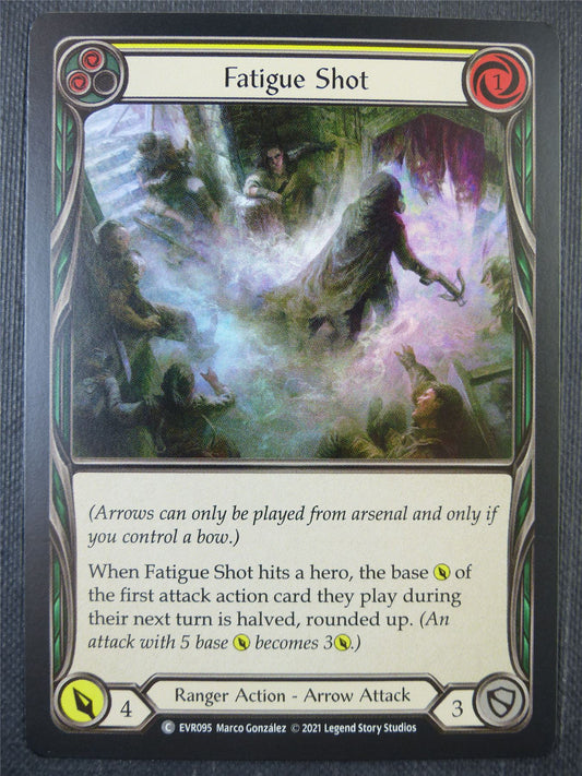 Fatigue Shot Yellow Foil - 1st ed Everfest - Flesh & Blood Card #6JD