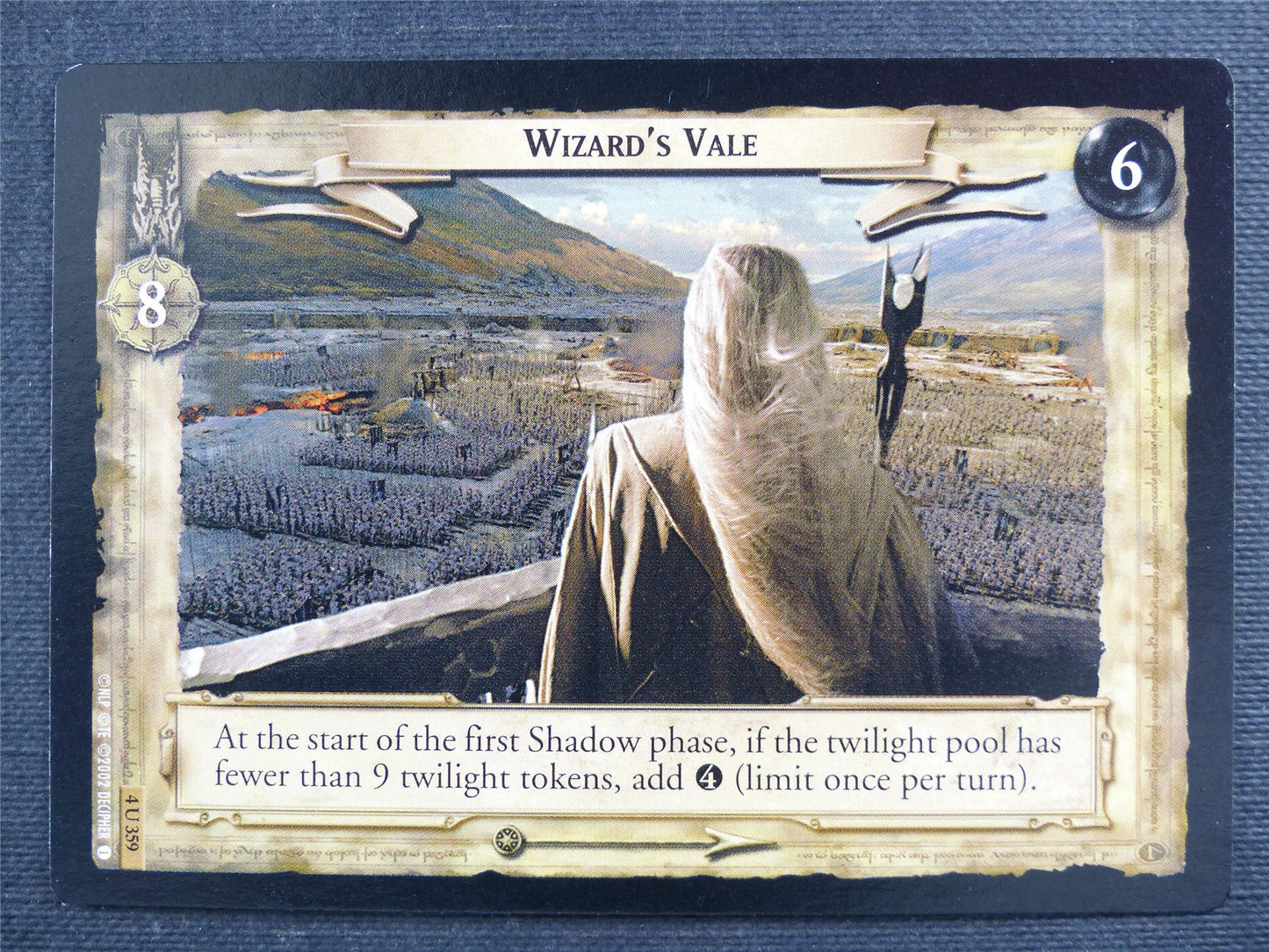 Wizard's Vale 4 U 359 - LotR Cards #2XO