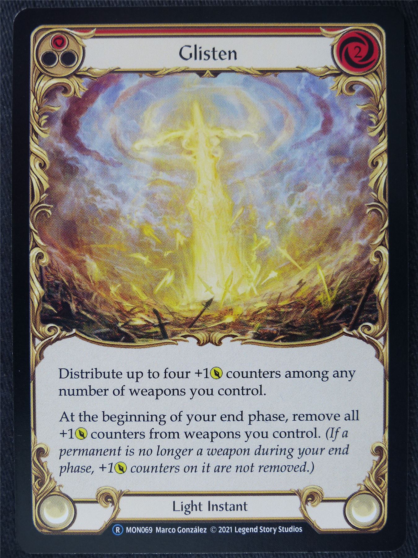 Spill Blood Red - Monarch Unlimited - Flesh and Blood Cards #GO