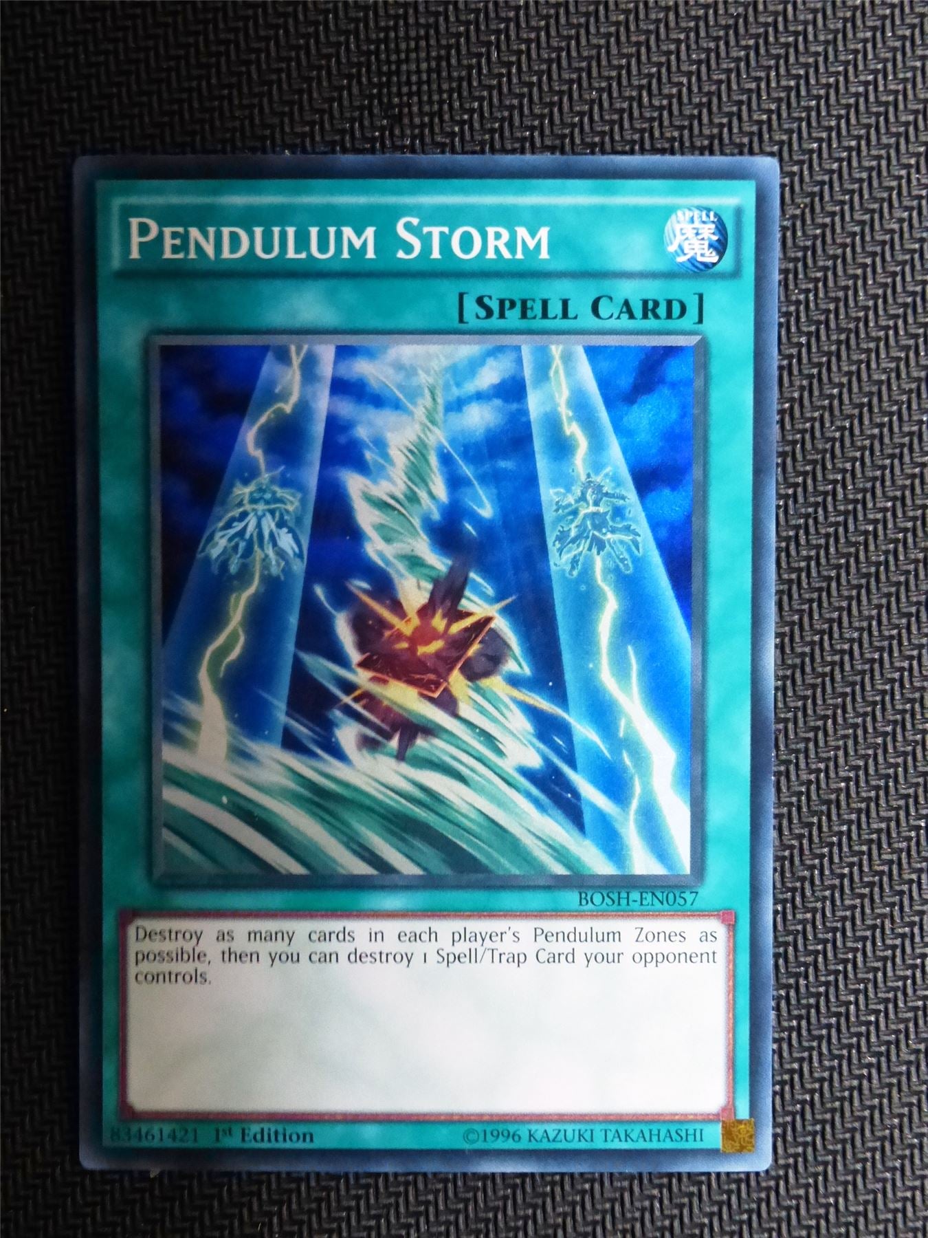 Pendulum Storm - BOSH - Super Rare - Yugioh Card # 1C70