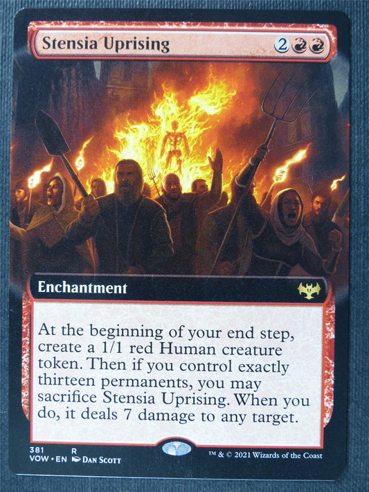 Stensia Uprising Extended art - Crimson Vow - Mtg Card #2DM