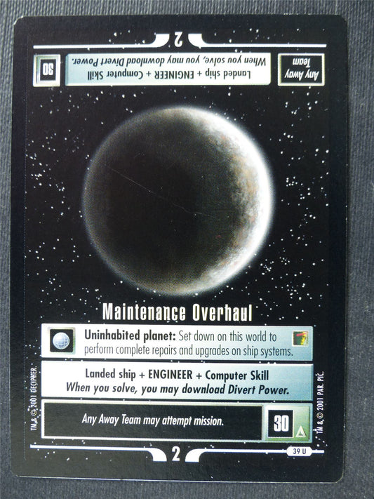 Maintenance Overhaul - Star Trek Card #4UZ