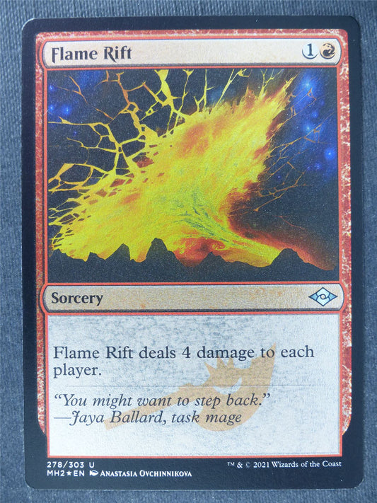 Flame Rift Etched Foil - MH2 - Mtg Magic Cards #JK