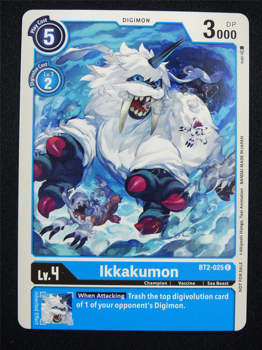Ikkakumon BT2-025 C alt art - Digimon Card #8K