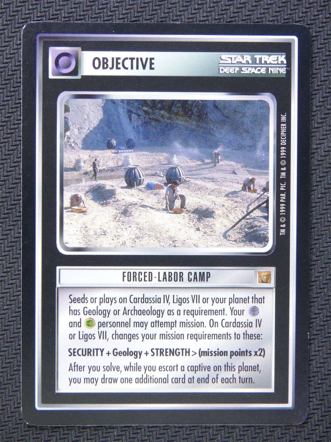 Objective Forced Labor Camp - Star Trek CCG Deep Space Nine #5BK