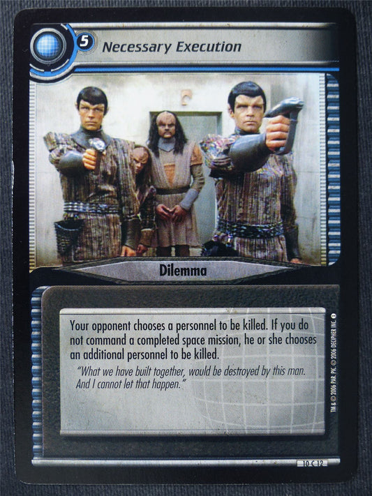 Necessary Execution - Star Trek Cards #13K