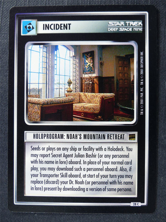 Holoprogram: Noah's Mountain Retreat - DS9 - Star Trek Card #4T7