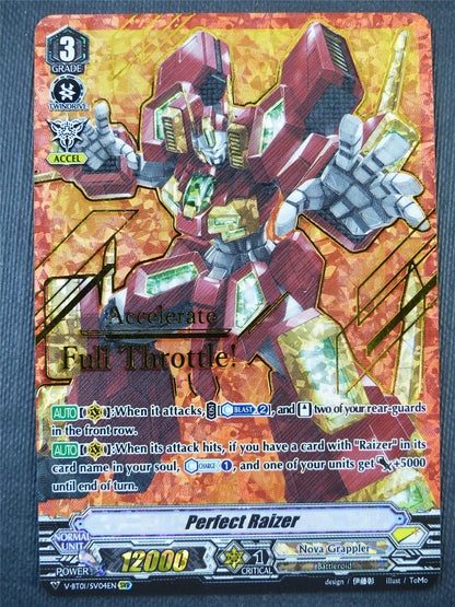 Perfect Raizer V-BT01 SVR - Vanguard Card #5TX