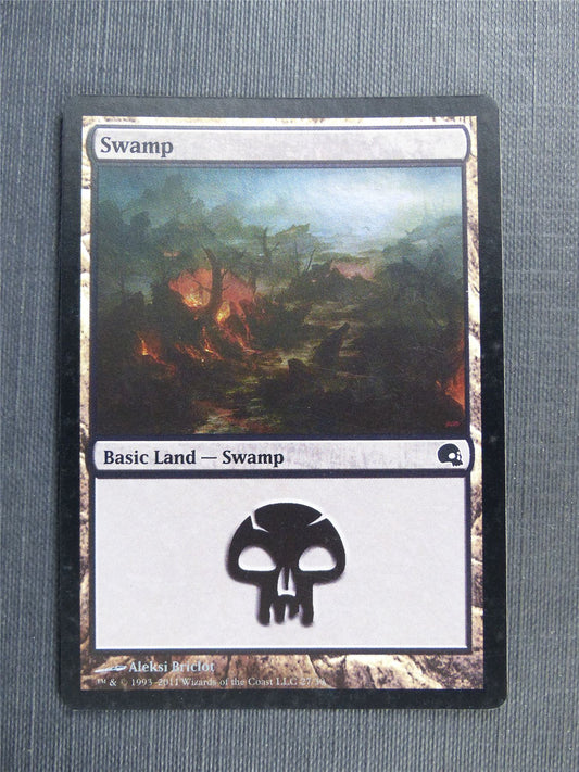 Swamp 27/30 Foil - Mtg Magic Cards #53R